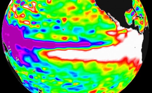 NASA image of the 1997-1998 El Niño event.